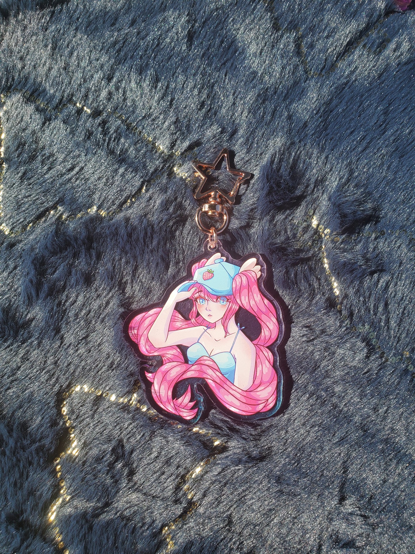 (Pre-order) Lily Berry Heart Keychain