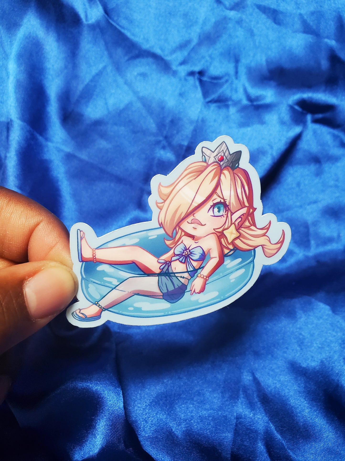 Beach day Princess Stickers
