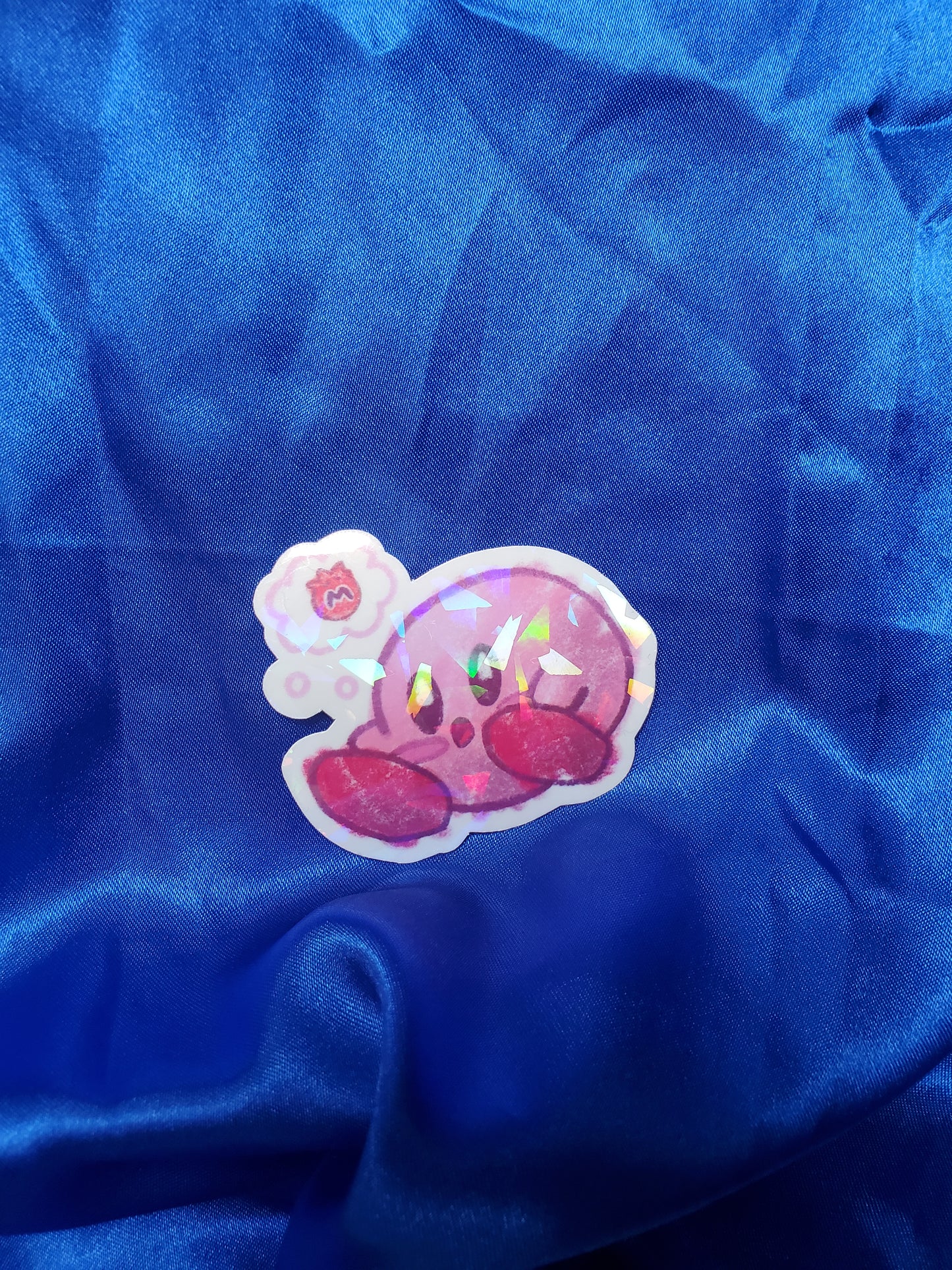 Doodle Kirby Thinking Sticker