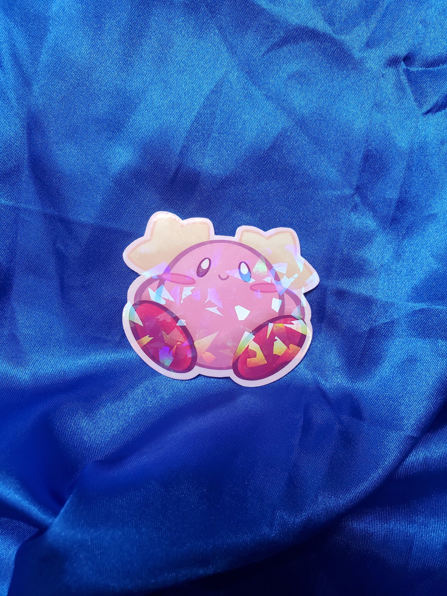 Doodle Twin Star Kirby Sticker
