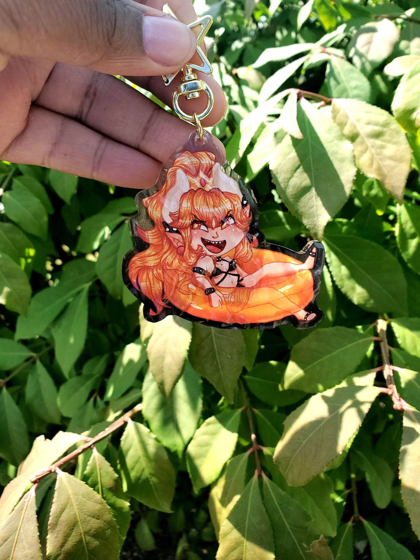 (Pre-order) Beach day Bowsette Keychain
