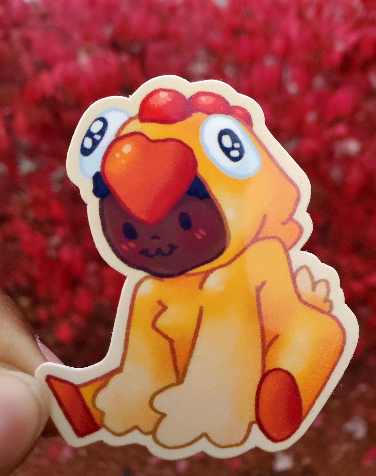 Silly Chicken (OC) Sticker