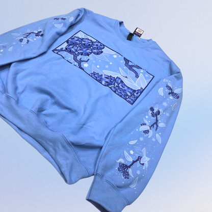 (Pre-order) Blueberry Bush Light Blue Crewneck