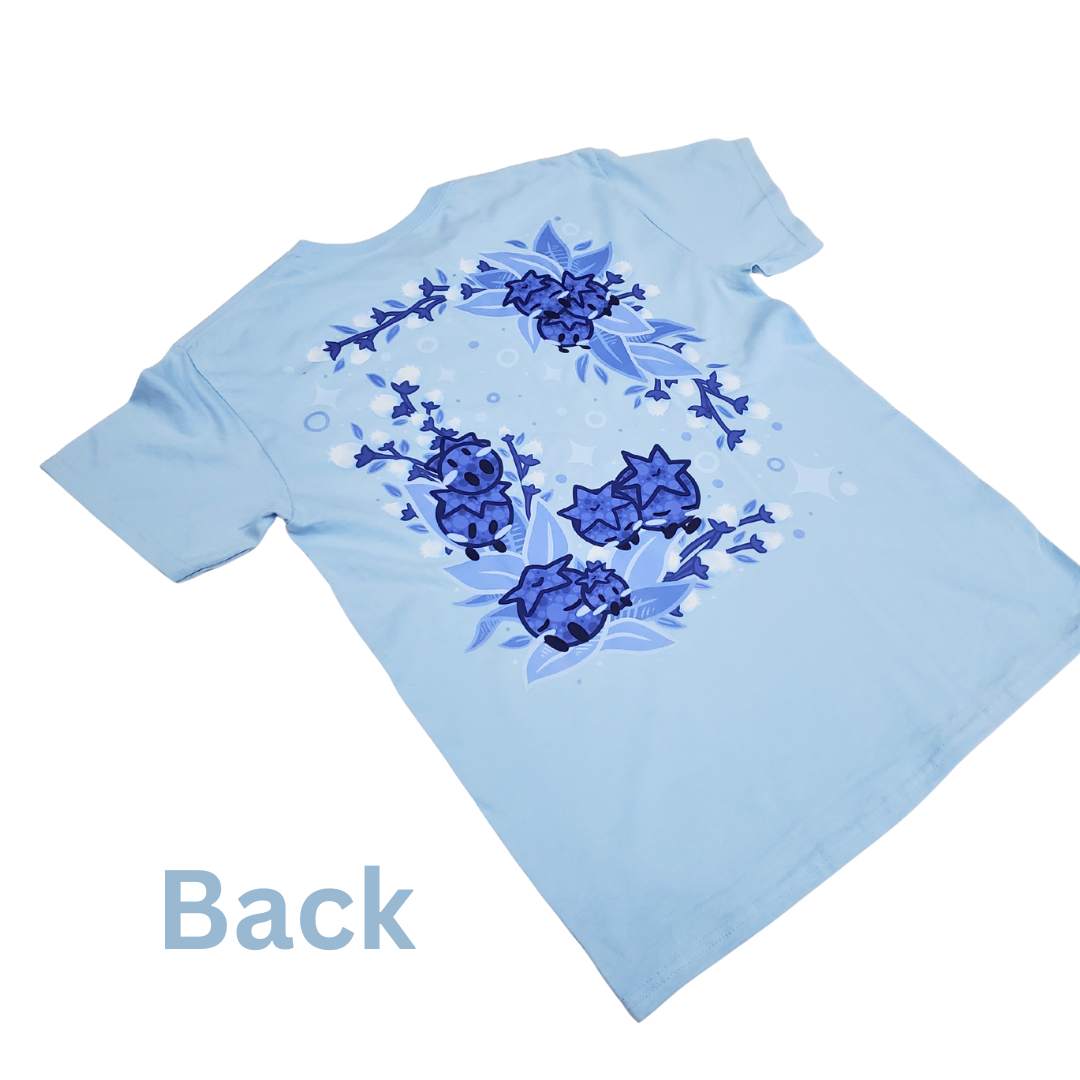 (Pre-order) Blueberry Sprouts Light Blue T-shirt