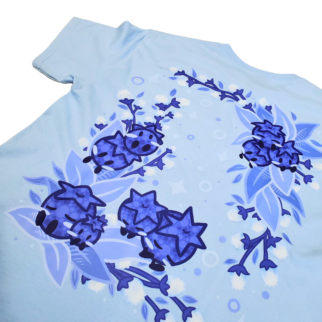 (Pre-order) Blueberry Sprouts Light Blue T-shirt