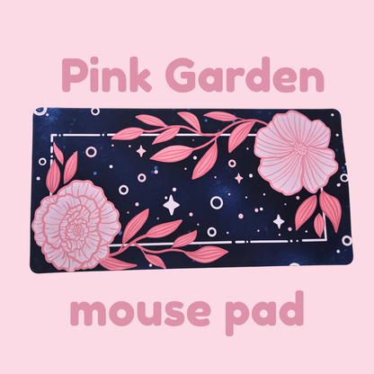 (Pre-order) Pink Garden Mouse Pad