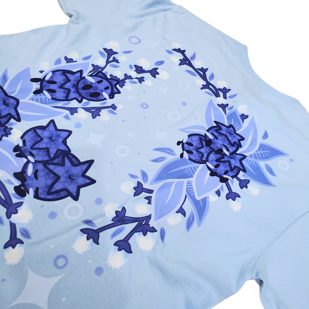 (Pre-order) Blueberry Sprouts Light Blue T-shirt