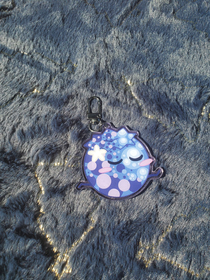 (Pre-order) Jumping Blueberry Keychain