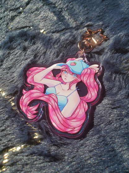 (Pre-order) Lily Berry Heart Keychain