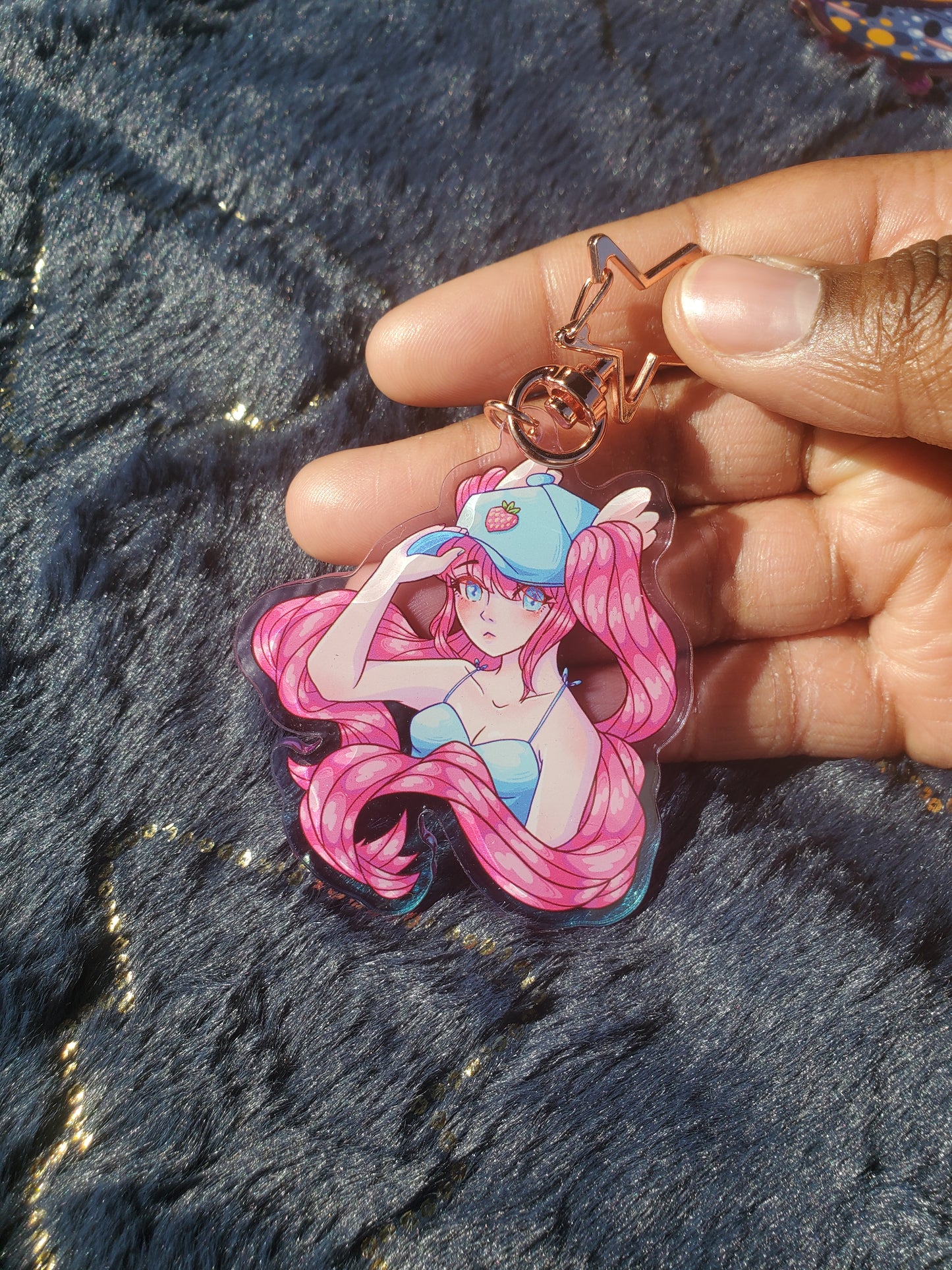 (Pre-order) Lily Berry Heart Keychain