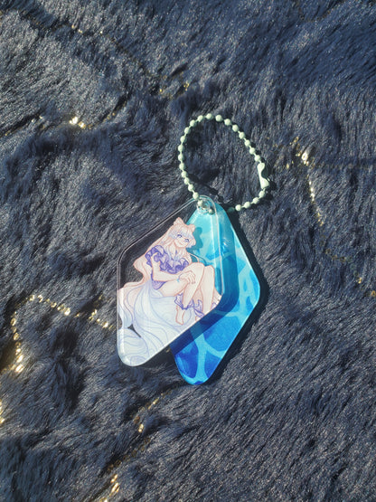 (Pre-order) Doodle Genshin Impact Sangonomiya Kokomi Diamond Keychain