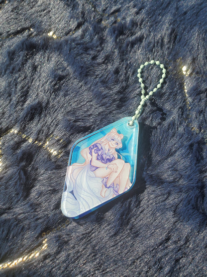 (Pre-order) Doodle Genshin Impact Sangonomiya Kokomi Diamond Keychain