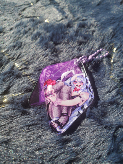 (Pre-order) Doodle Bunny Hatsune Miku Diamond Keychain