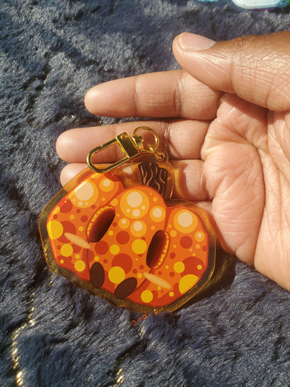 (Pre-order) Blueberry Pumpkin Keychain