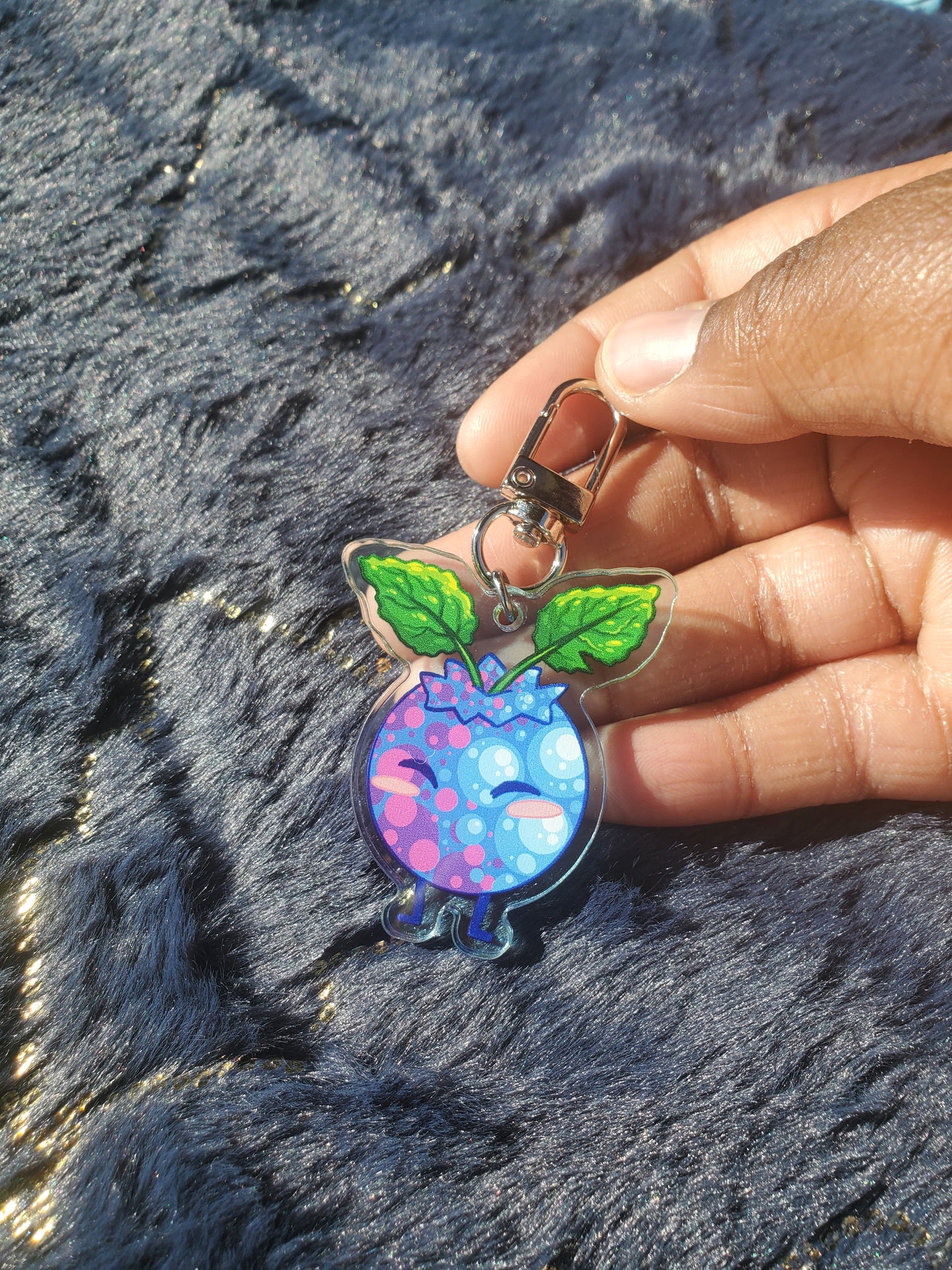 (Pre-order) Little Buddy Blueberry Keychain