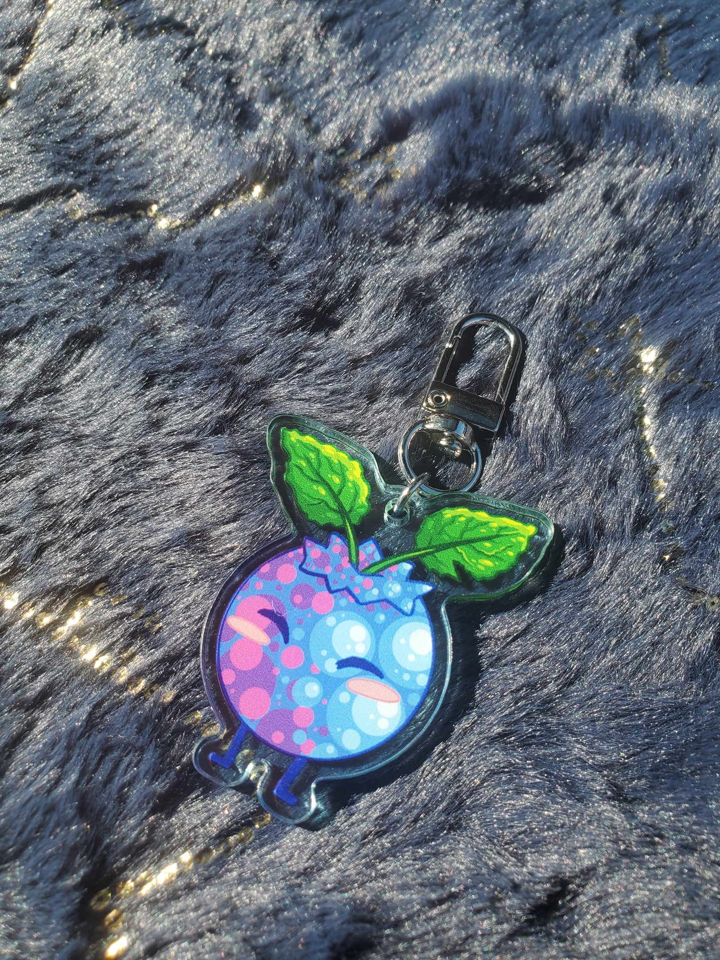 (Pre-order) Little Buddy Blueberry Keychain