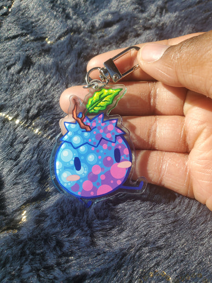(Pre-order) Sitting Blueberry Keychain