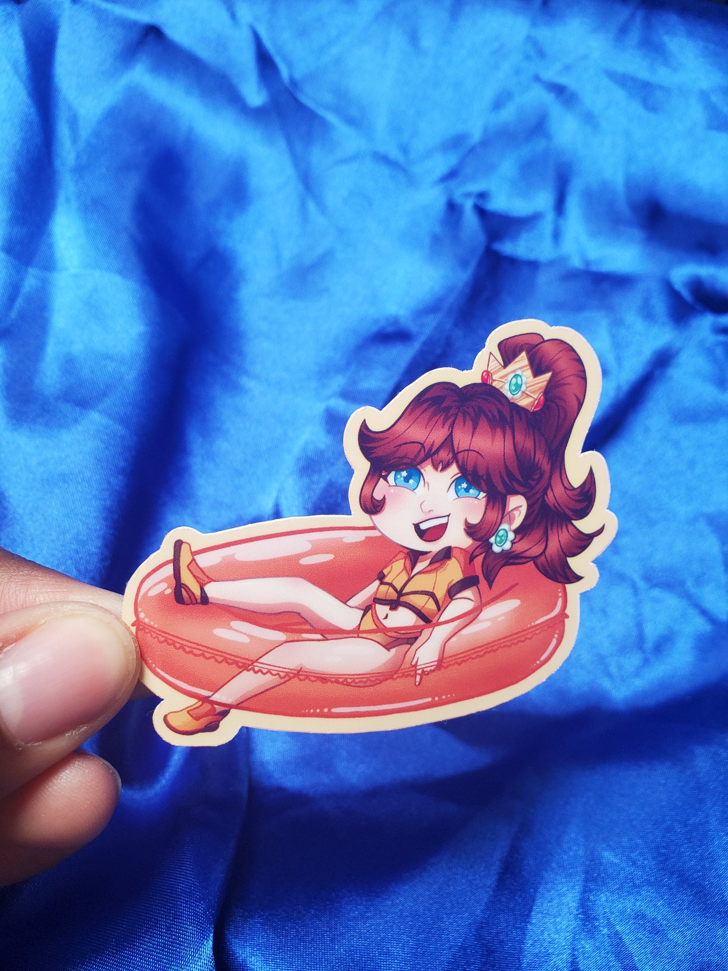 Beach day Princess Stickers