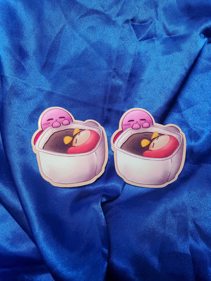 Doodle Waddle Dee & Kirby Sticker