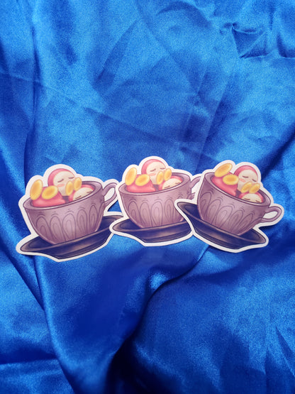 Doodle Waddle Dee Mug Sticker