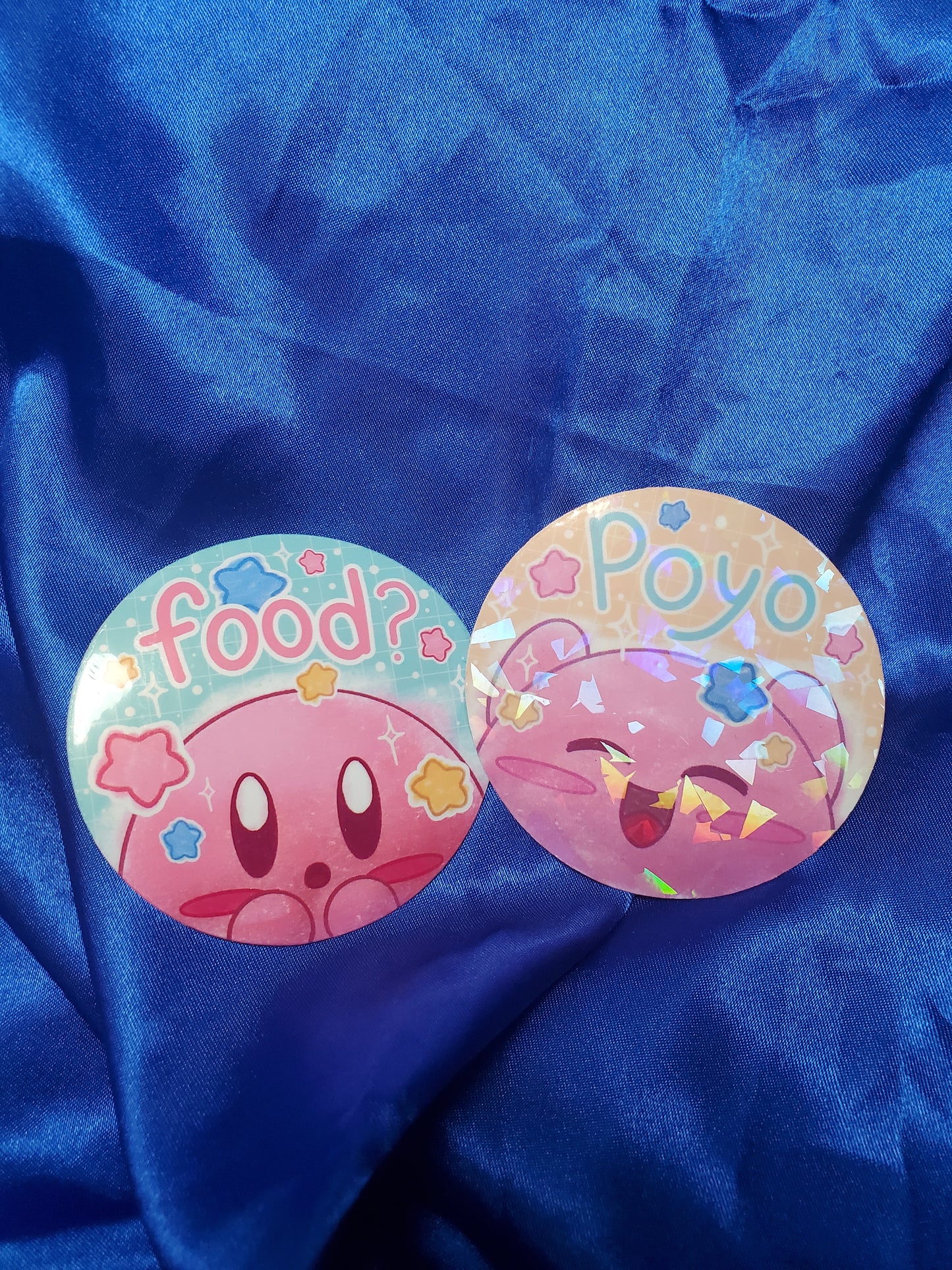 Doodle Kirby Food & Poyo Sticker