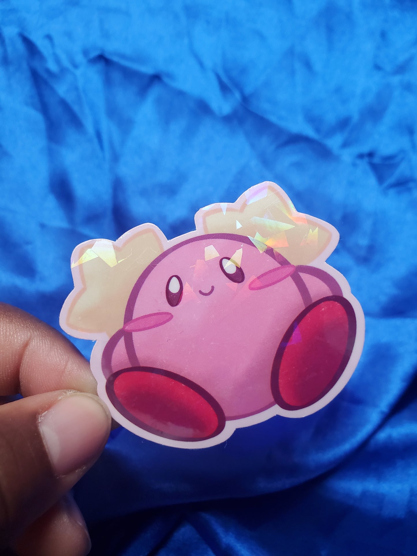Doodle Twin Star Kirby Sticker