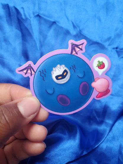 Round Doodle Meta Knight Sticker