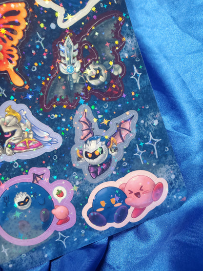 Doodle Meta Knights Sticker Sheet