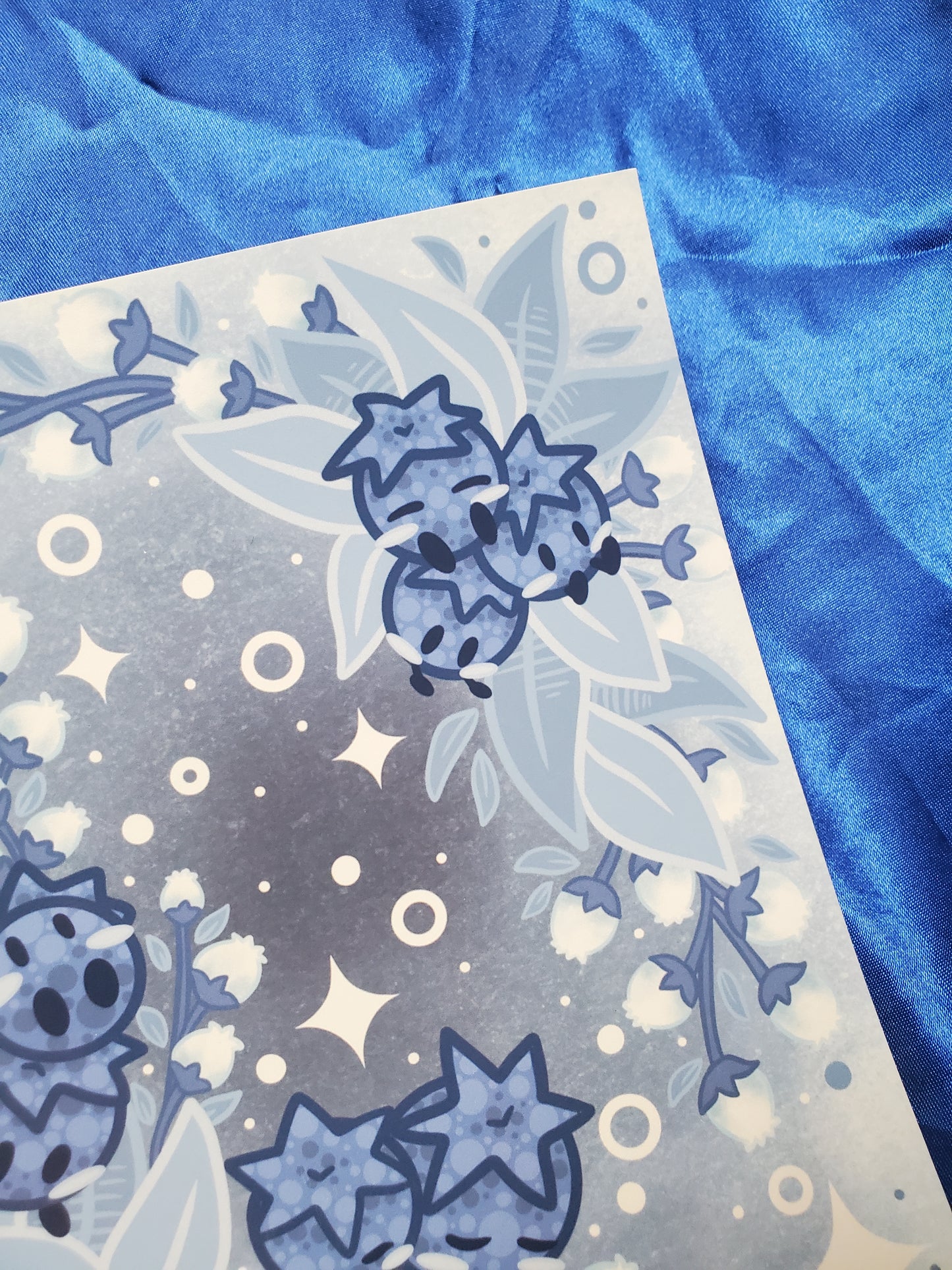 Blueberry Sprout Art Print