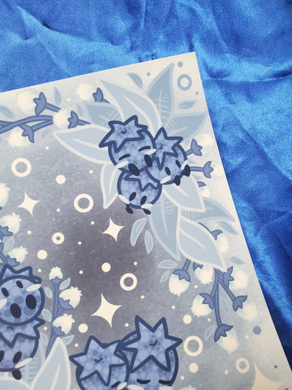 Blueberry Sprout Art Print