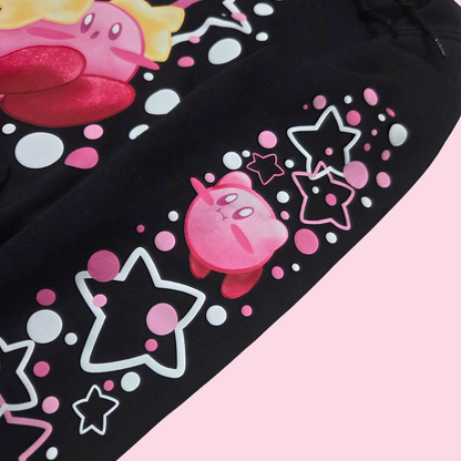 (Pre-order) Doodle Kirby Black Hoodie