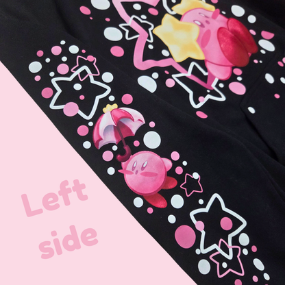 (Pre-order) Doodle Kirby Black Hoodie