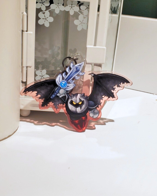 (Pre-order) Doodle Dark Meta Knight Keychain