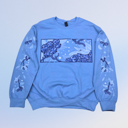 (Pre-order) Blueberry Bush Light Blue Crewneck