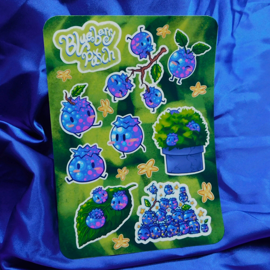 Blueberry Patch Sticker Sheet