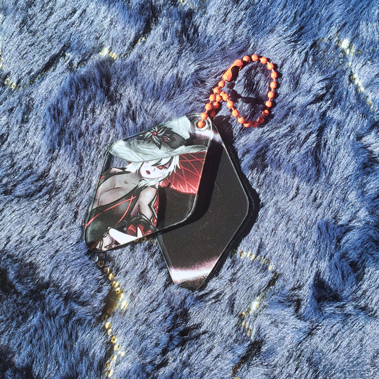 (Pre-order) Doodle Genshin Impact Arlecchino Witch Diamond Keychain