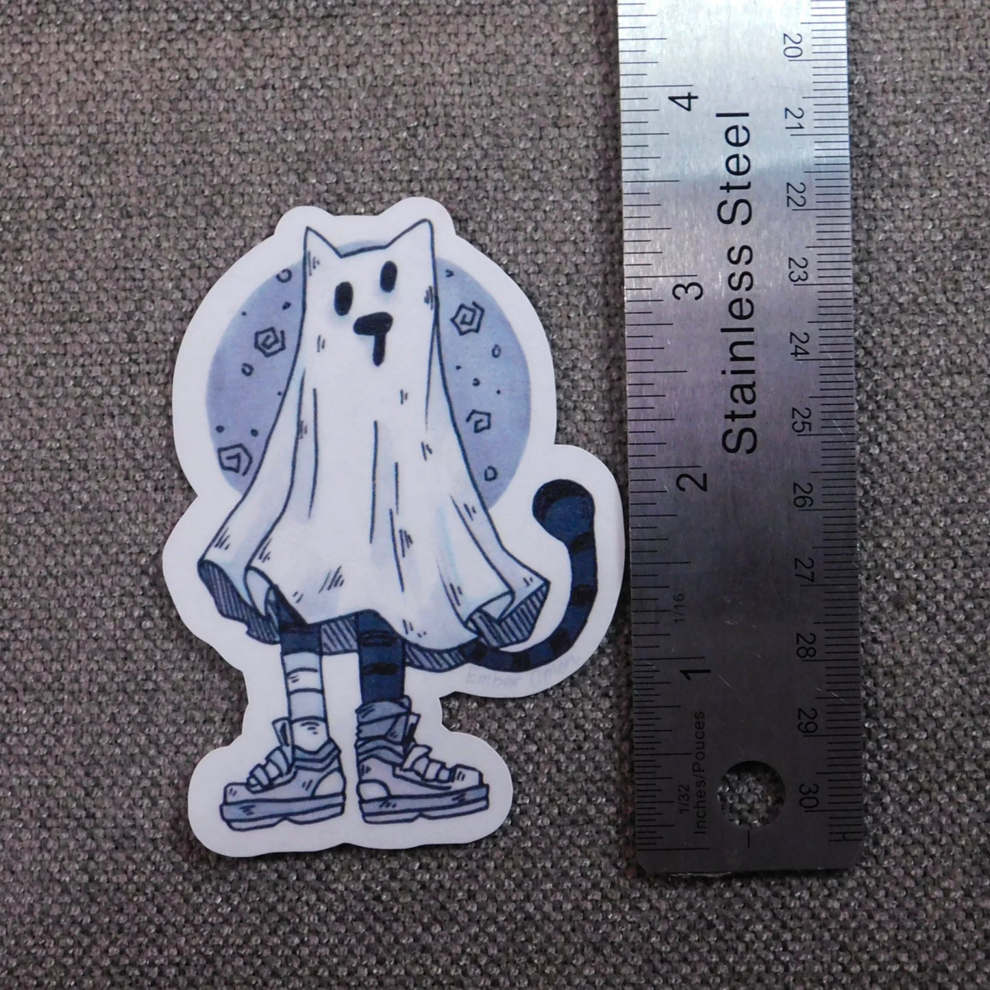 Ghost Kitty Quadruple Sticker pack