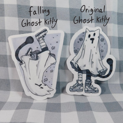 Ghost Kitty Quadruple Sticker pack