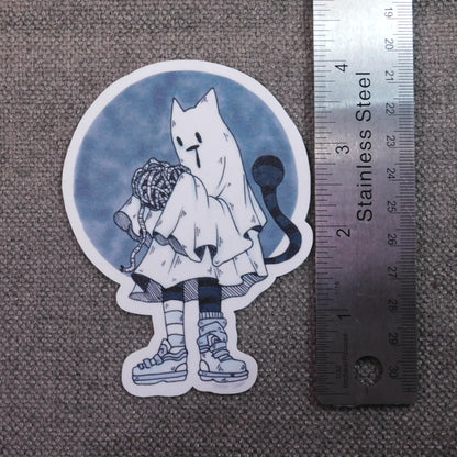 Ghost Kitty Quadruple Sticker pack