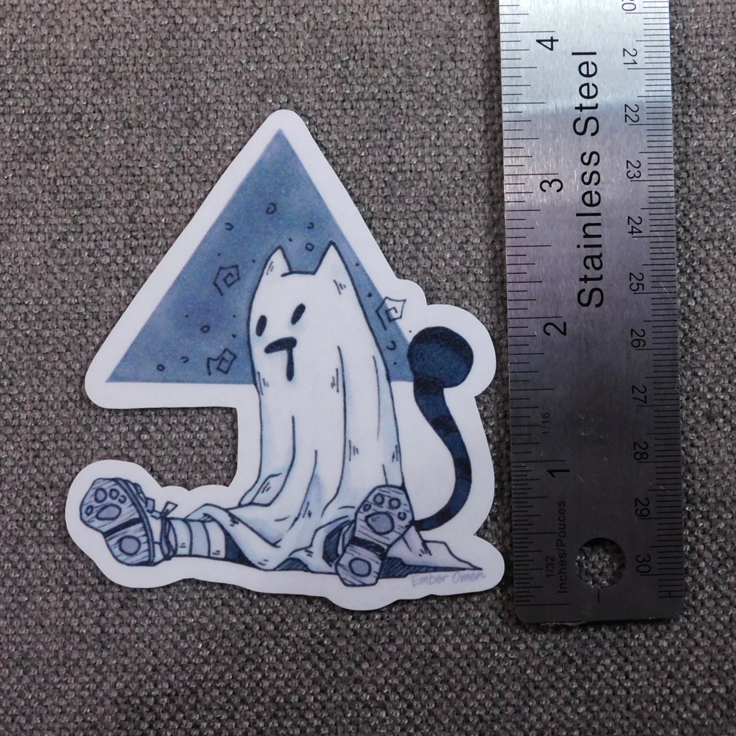 Ghost Kitty Quadruple Sticker pack