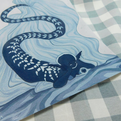 Dark Mermaid Art Print