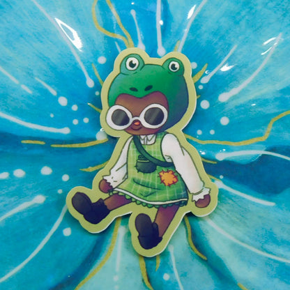 Animal Crossing (OC) Frog Sticker