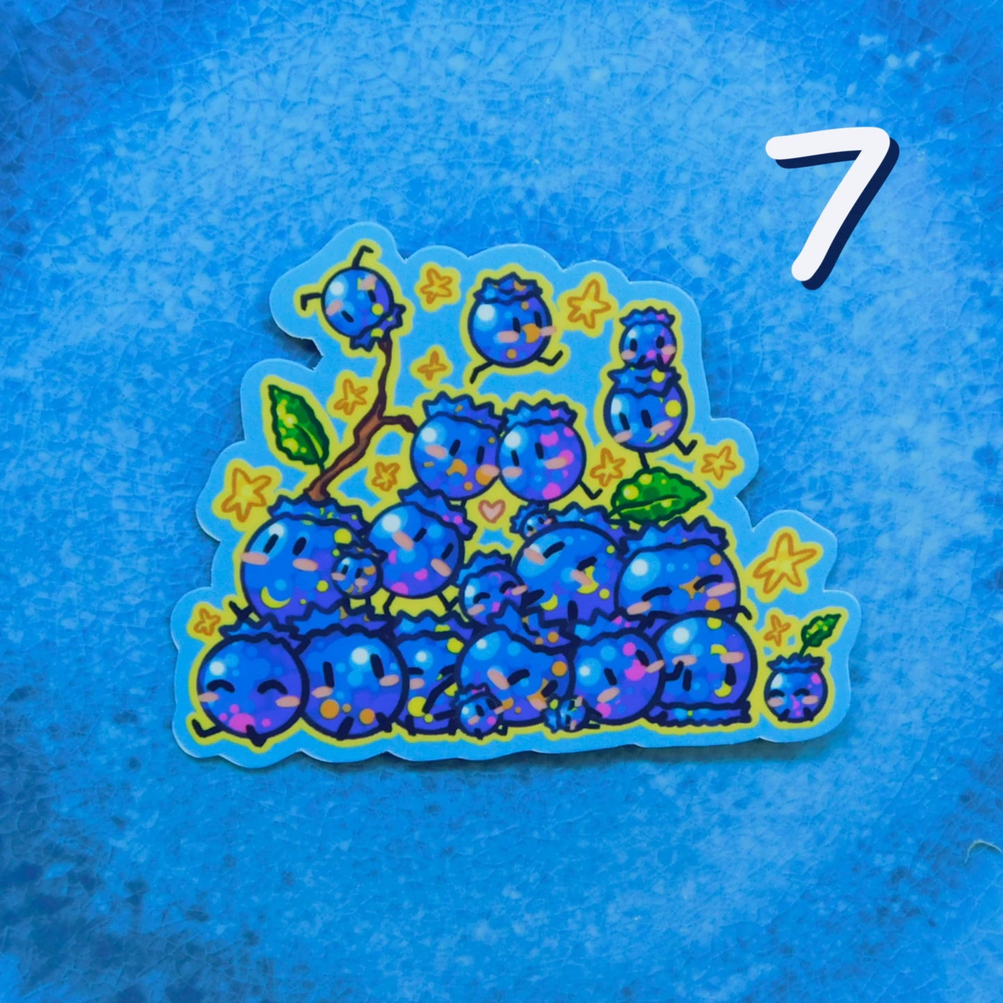 Blueberry Patch Sticker