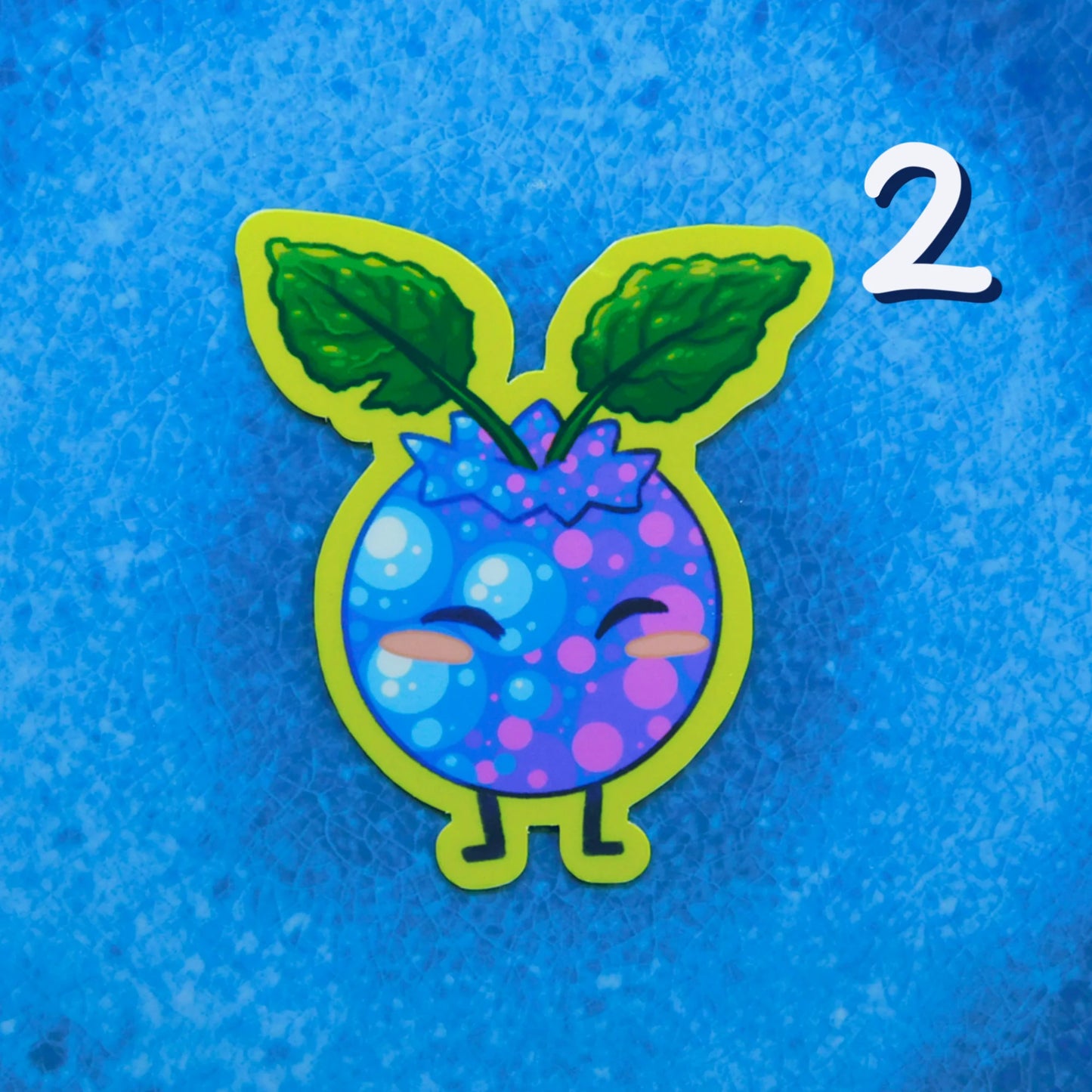 Blueberry Patch Sticker