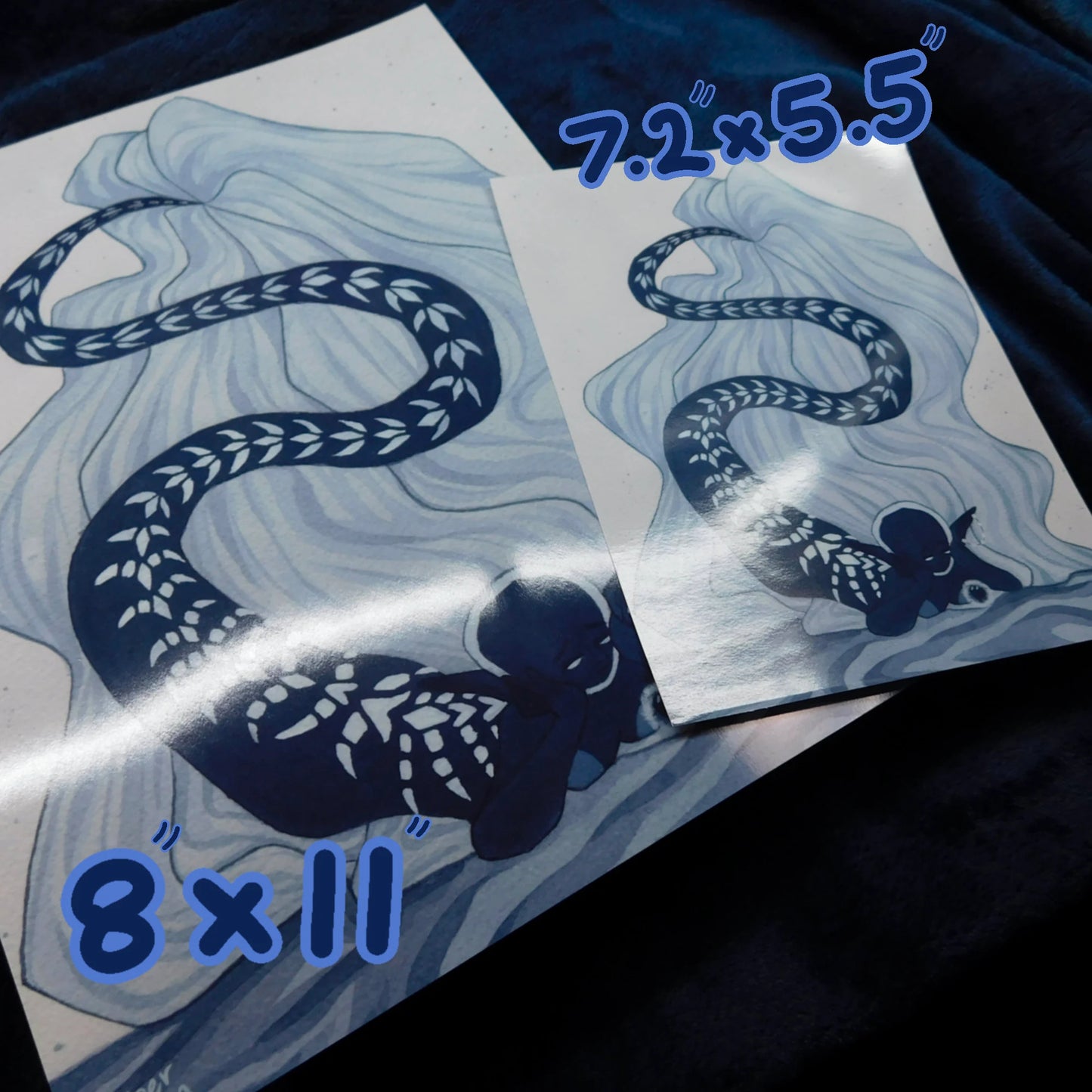 Dark Mermaid Art Print