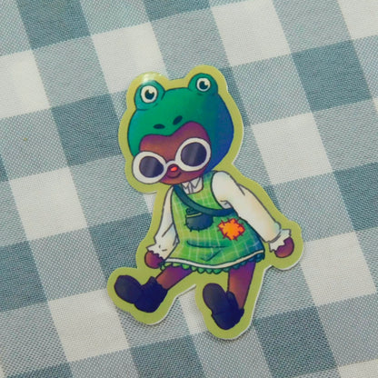 Animal Crossing (OC) Frog Sticker