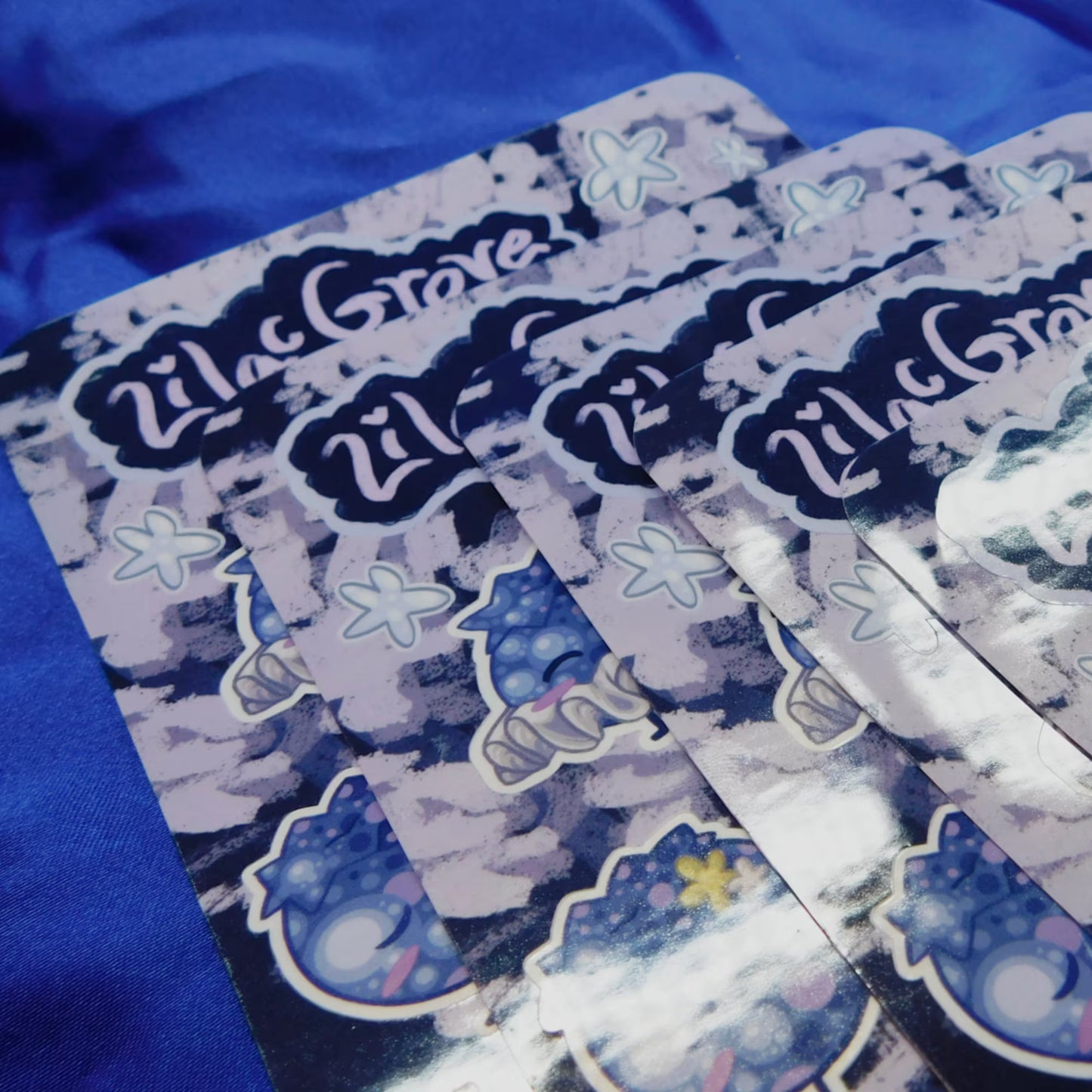 Blueberry Lilac Grove Sticker Sheet