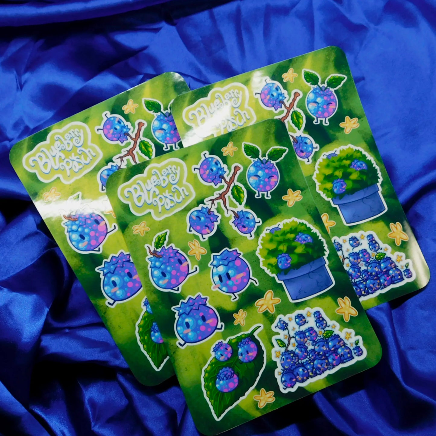 Blueberry Patch Sticker Sheet