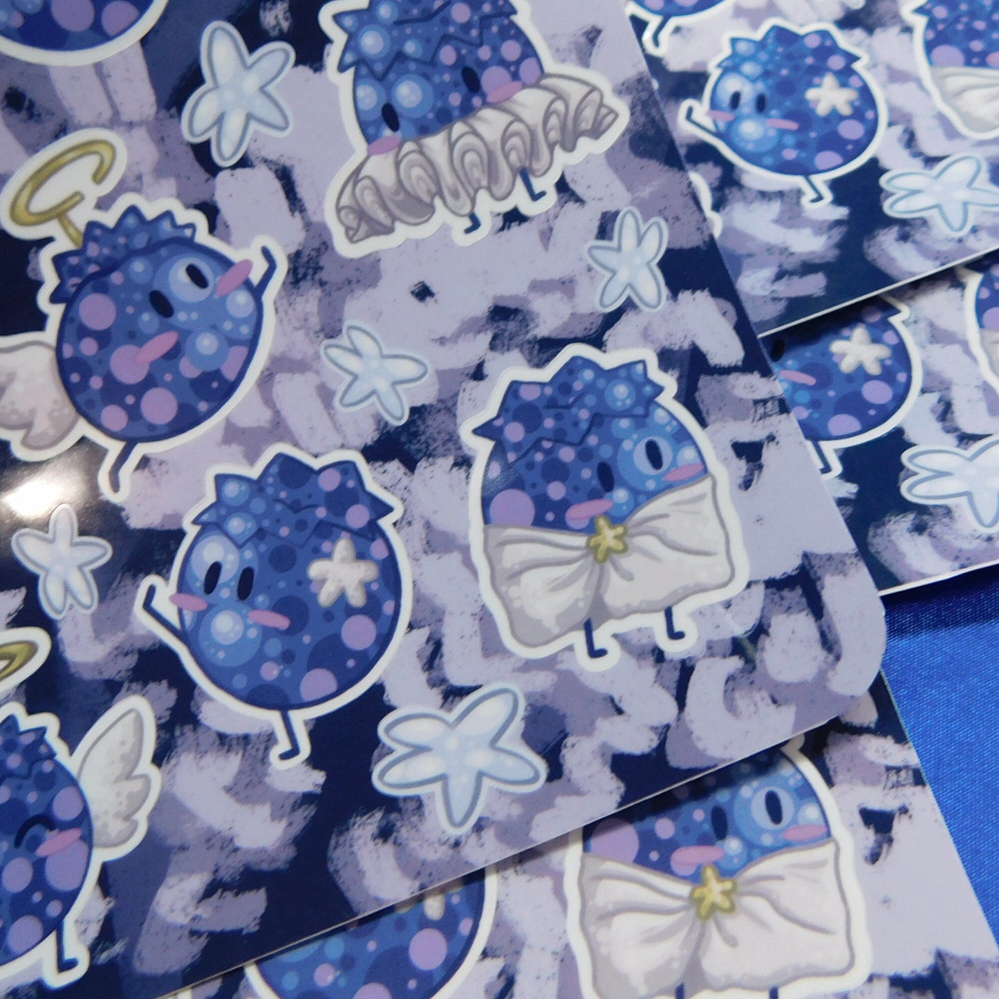Blueberry Lilac Grove Sticker Sheet