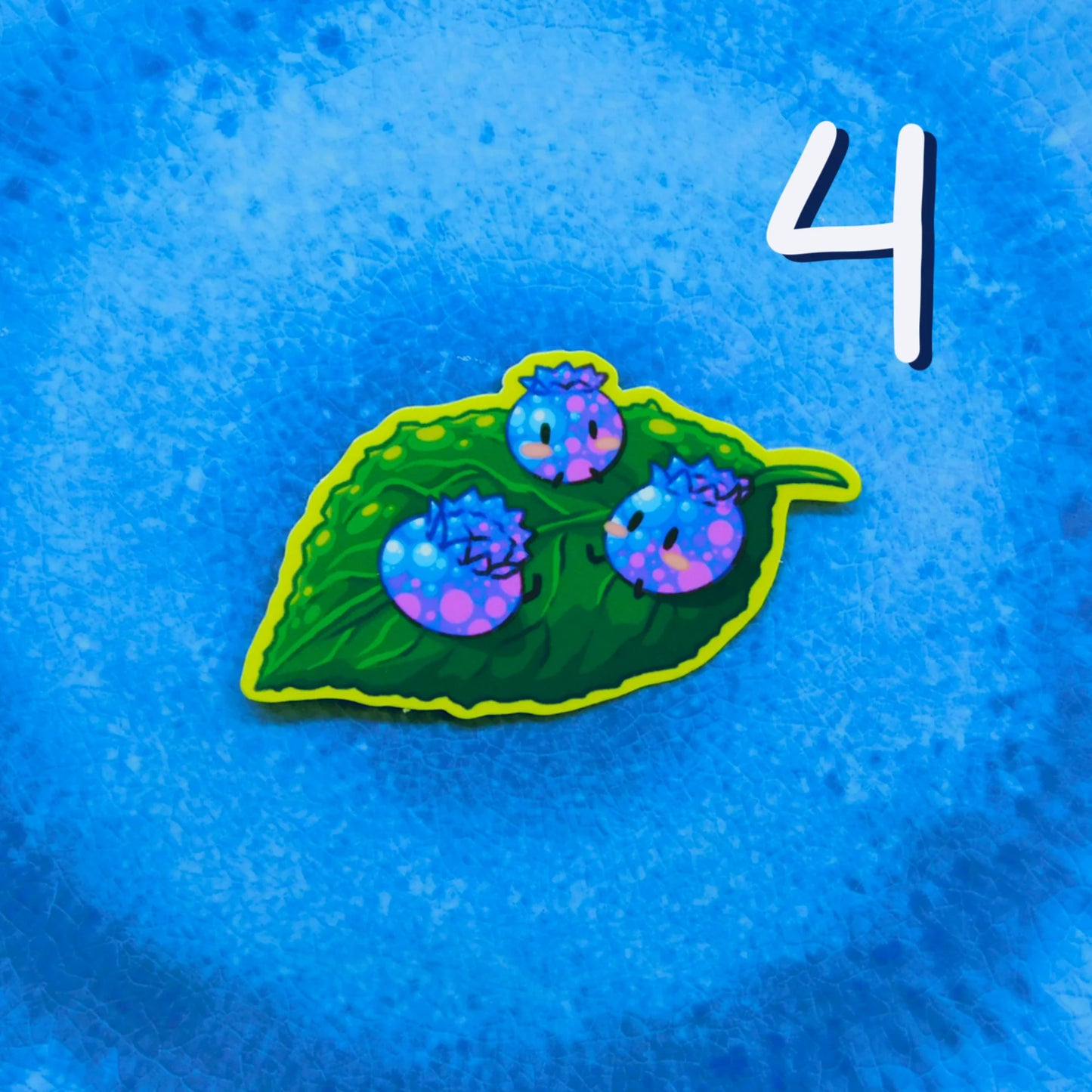 Blueberry Patch Sticker